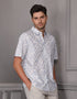 GAVYN R/FIT SHORT SLEEVE SHIRT (LIGHT BLUE)